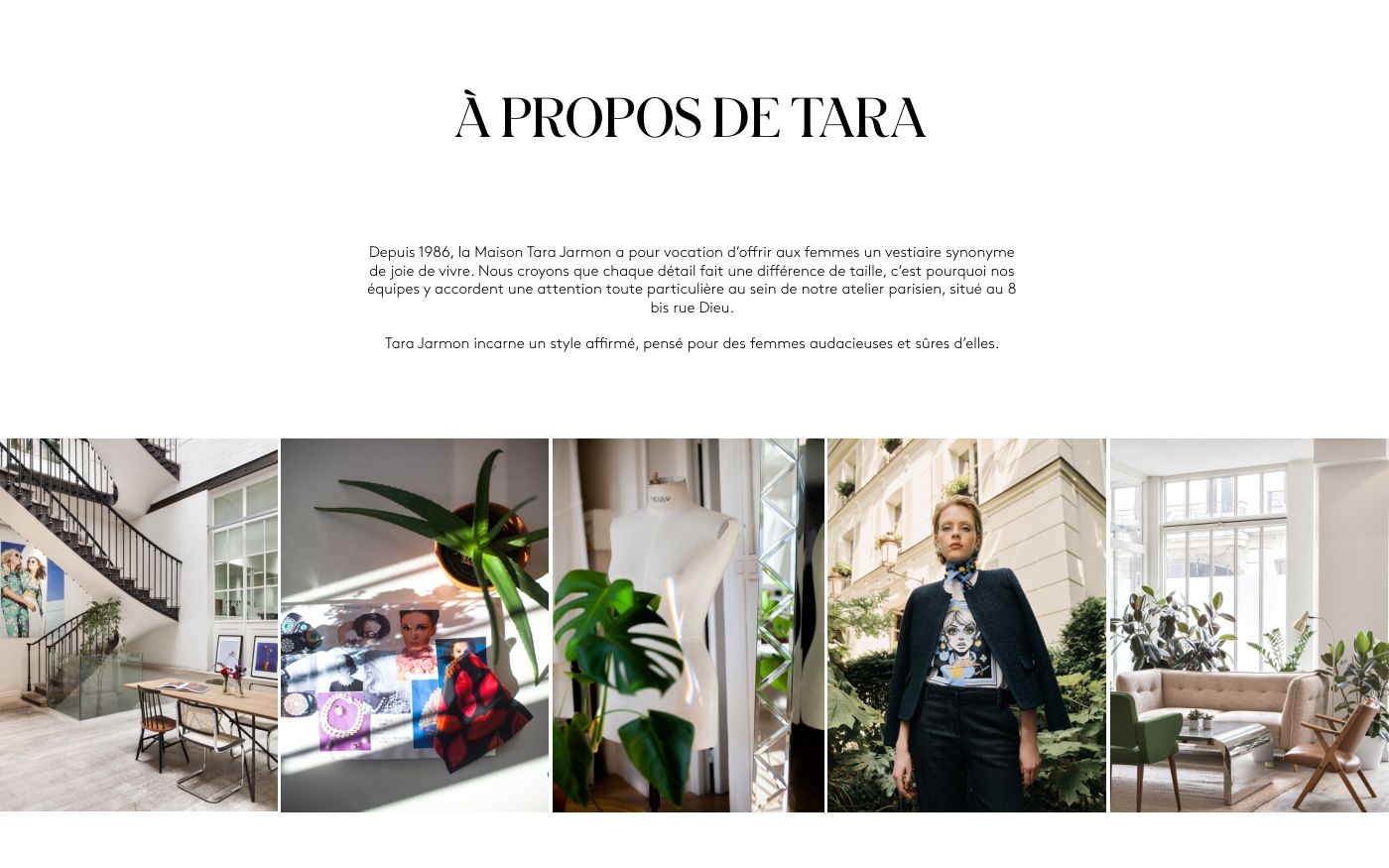 Press kit Tara Jarmon - aperçu 2