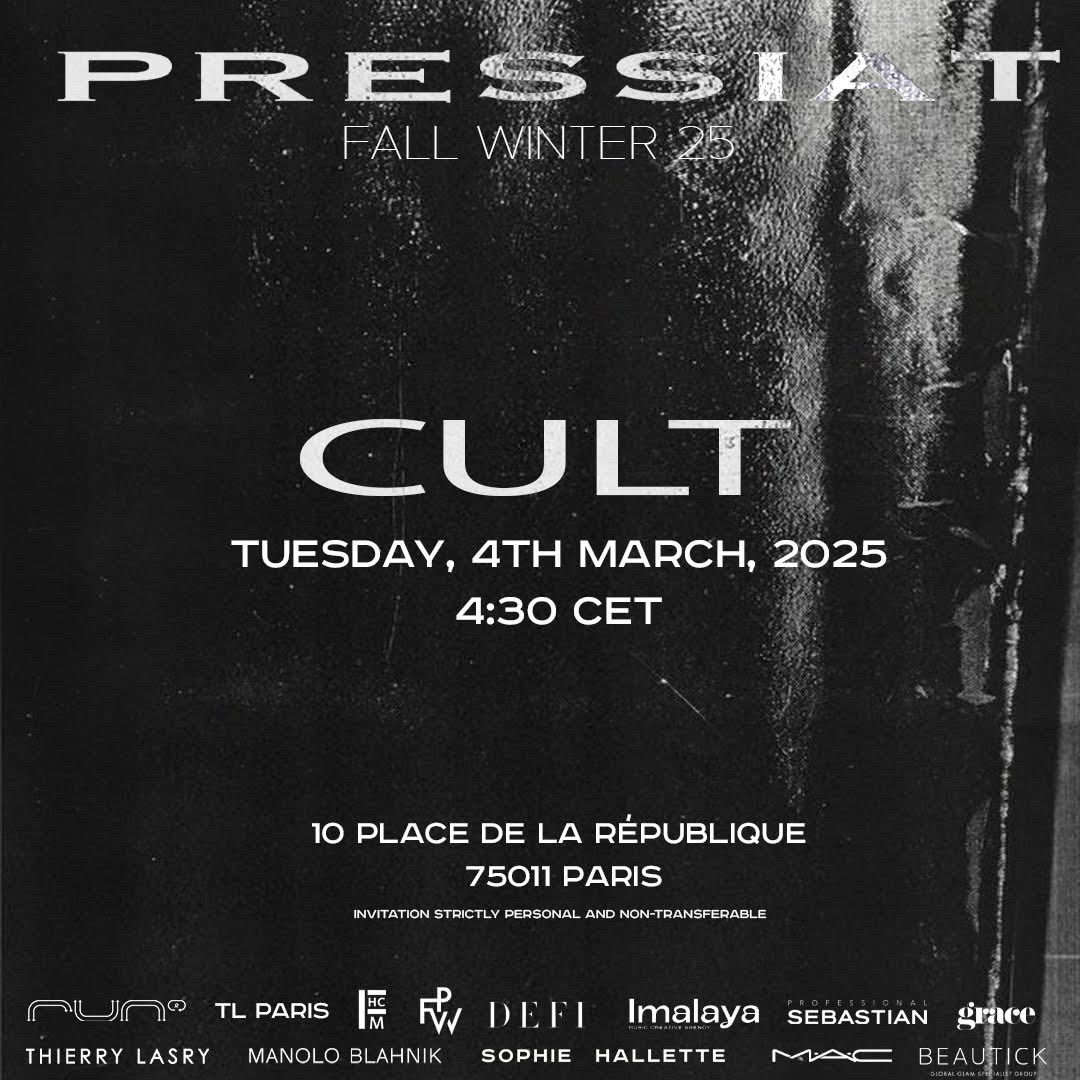 Invitation défilé Pressiat